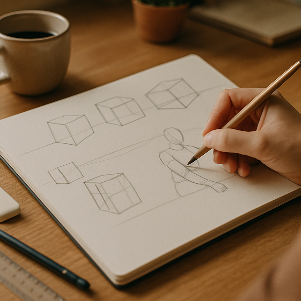 Perspektive in der Zeichnung: Tipps von Edizioni Ghibli f86e47ea 4b5a 47d3 a5dd d56591638f42